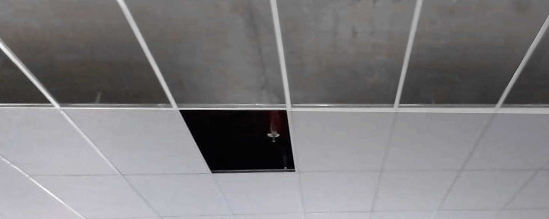 Forro Drywall com chapas removíveis